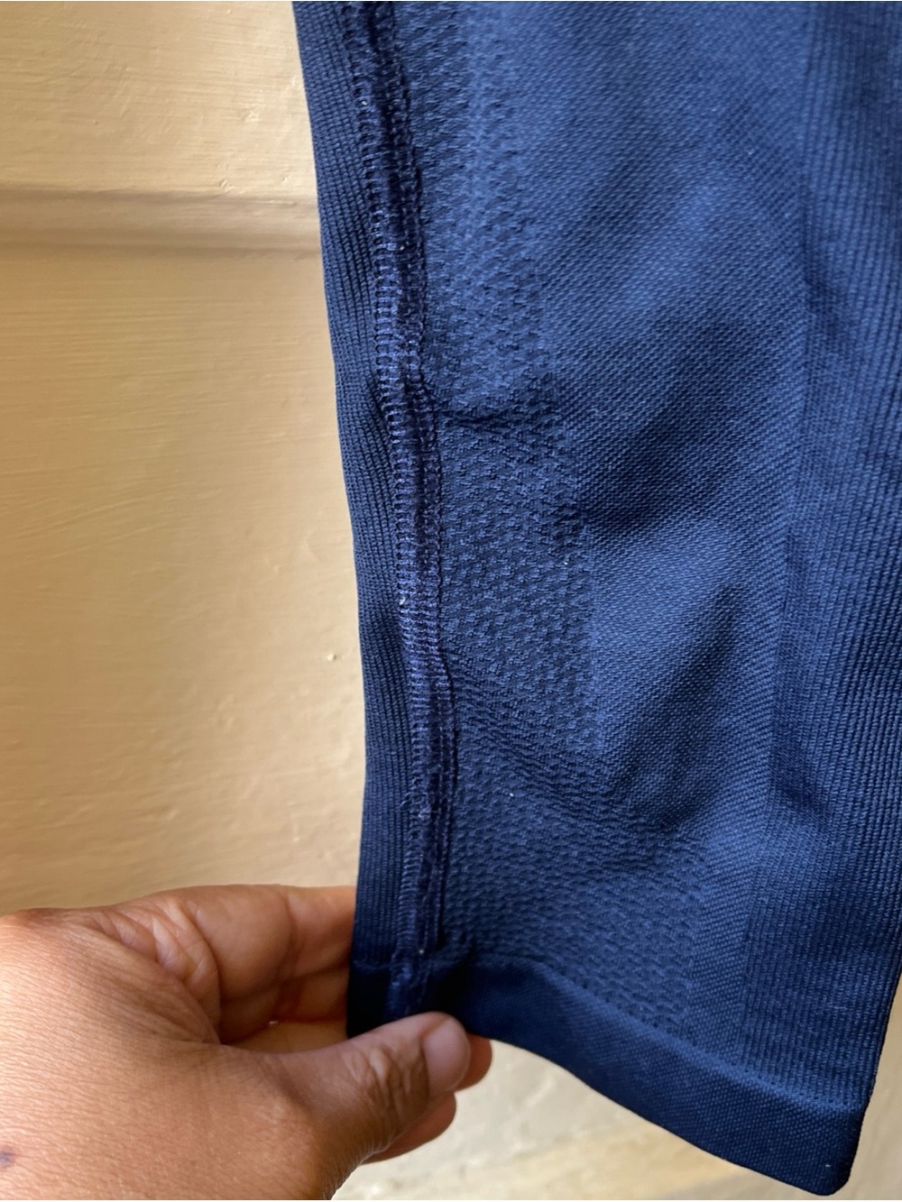 LNDR Chisel Leggings XS Navy 8/8 Compression High Waisted Stretch Fitness HIIT - Picture 9 of 10